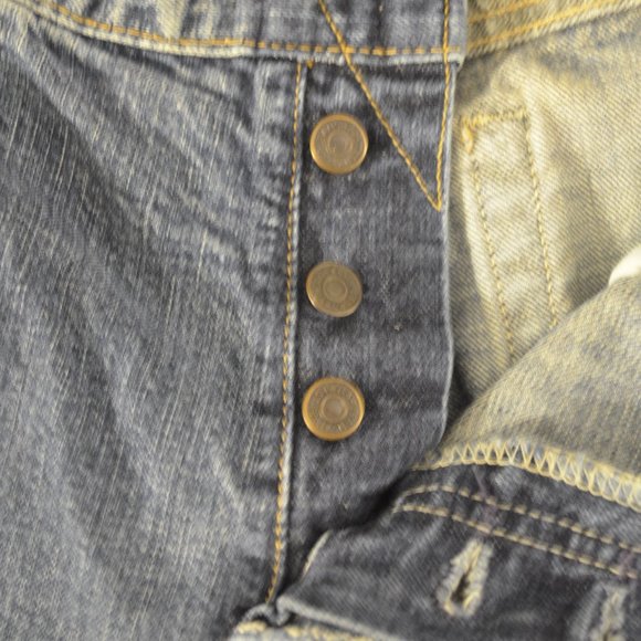 Men's Distressed Boot Fit Jeans by GAP - Picture 5 of 6